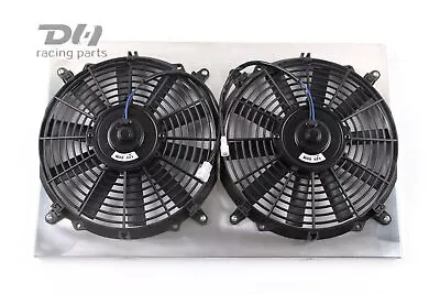 Aluminum Shroud+Fans For Chevy 1982-2002 S10 Blazer/84-90 Corvette V8 Conversion • $99