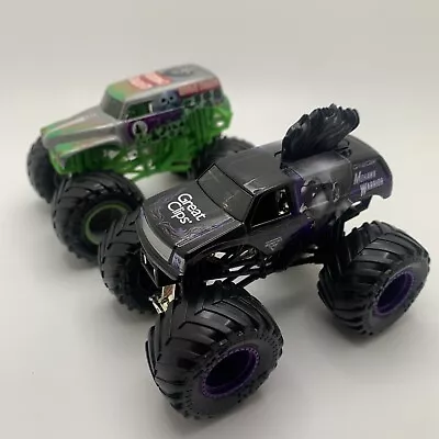 Hot Wheels Monster Jam Die Cast Trucks 1:64 Scale Grave Digger Mohawk Warrior • $18.99