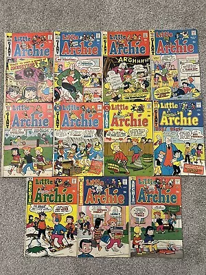 LITTLE ARCHIE COMICS - LOT OF 11 - BRONZE AGE -  VF- To VG • $10