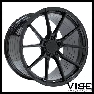 20  Vertini Rf1.2 Gloss Black Concave Wheels Rims Fits Infiniti G35 Coupe • $1800