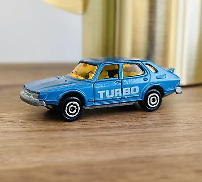 Majorette Saab Turbo 284 Die Cast Car Vehicle Made In France Vintage Retro • £9.95