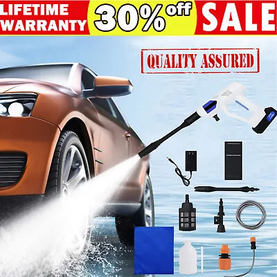 £20.20 • Buy 21V Electric Cordless Pressure Washer Water High Power Jet Wash Car Cleaner Kit