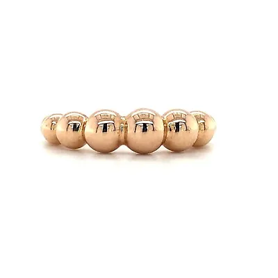 Van Cleef & Arpels PerlÉe 18k Rose Gold Pearls Of Gold Ring Size 6.5 • $1875