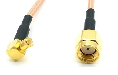 £3.95 • Buy RP SMA Male Plug To MCX Male Right Angle Pigtail Cable 20cm                 397