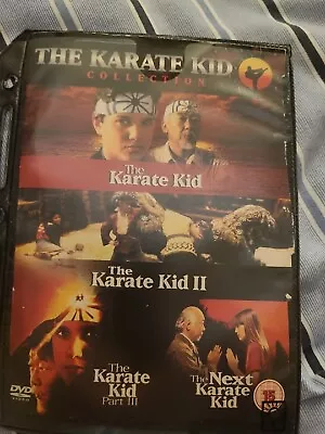  Karate Kid/Karate Kid 2/Karate Kid 3/Next Karate Kid DVD No Box  Has Cover • £3.50