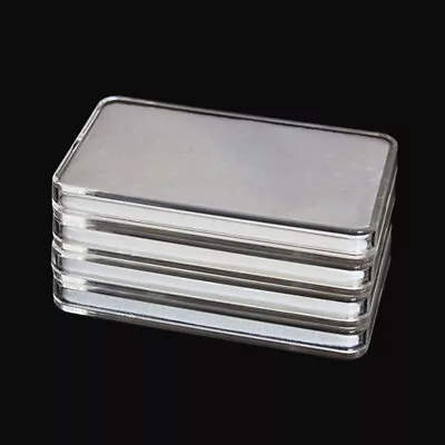 1 Pcs Clear Plastic Box Case Trays Holders Capsules For Storage Collection Coins • £4.29