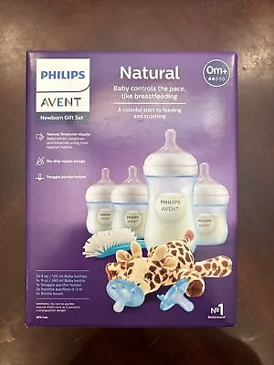 Philips Avent Natural Baby Bottle With Natural Response Nipple Baby Gift Set • $34.99