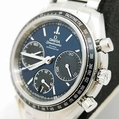 OMEGA SPEEDMASTER RACING CO-AXIAL 326.30.40.50.03.001 Blue Men Watch New In Box • $6497.59