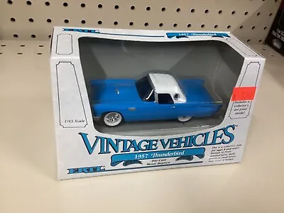 1:43 Ertl Vintage Vehicles 1957 Thunderbird Blue • $5