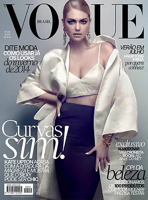 VOGUE Magazine  Brasil July 2013Kate Upton NEW • $149.19