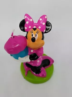 Disney Minnie Mouse Girl Birthday Candle Theme Cake Topper Celebrate Party  • $13