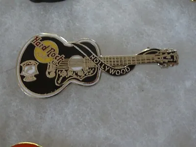 Hard Rock Cafe Pin Hollywood Dead Rockers Series Elvis Presley Gibson Black Guit • $15.60