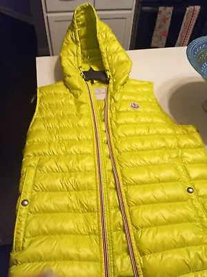 Moncler Men's Light Green Vest Size 3  • $315