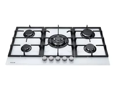 £310 • Buy MILLAR GH9051TW 5 Burner Built-in Gas On Glass Hob 90cm With Wok Burner