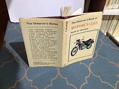 Observers Book Of Motorcycles 1st Edition 1976 • £12.99