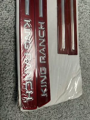 2021-2024 F-150 SuperCrew Side Body Molding King Ranch Rapid Red Metallic  • $195