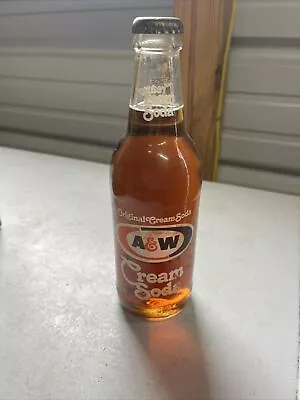 Full 12 Oz. A&W Root Beer Soda Bottle Vintage Never Opened! (mid-late 80’s) • $25