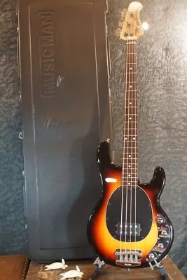 2001 Ernie Ball Music Man Stingray Bass 4 String Sunburst With Rosewood Board  • $1800