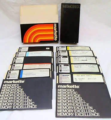 Lot Of 10 Used 8  Floppy Disks In Box 8 In Memorex Markette Vintage • $24.99