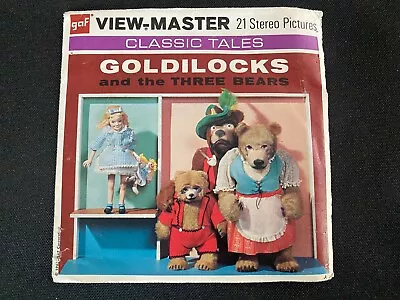 GAF View-Master # B317  GOLDILOCKS AND THE THREE BEARS • $14.99