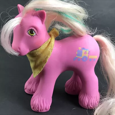 $79.98 • Buy My Little Pony G1 Year 5 Big Brother Pony Steamer W/Train 1987 Hong Kong W/Scarf