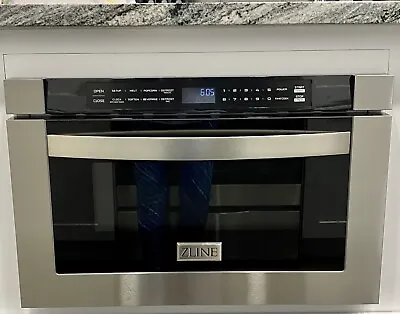 Z Line Kitchen 24  1.2 Cu. Ft. Stainless Steel Microwave Drawer - Silver • $1000