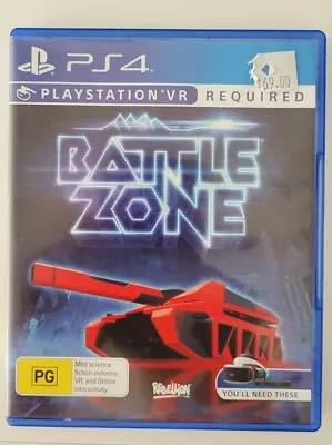 PS4 Battlezone Inc Instructions PS VR Playstation 4 • $22.99