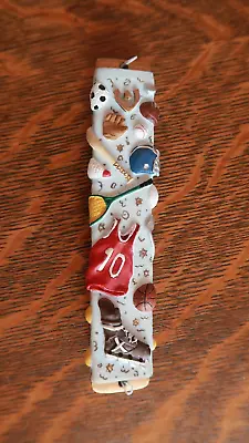 Mezuzah Case Sports Theme Assorted Mixed Sport Kids Room Judica Jewish • $11.99