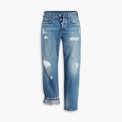 Levi's 150th Anniversary Women 501 Original Fit Selvedge Button Fly Jeans  NWT • $69.99