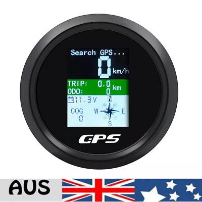 85mm Digital GPS Speedometer Speed Gauge Odometer For Car Boat Truck • $69.87