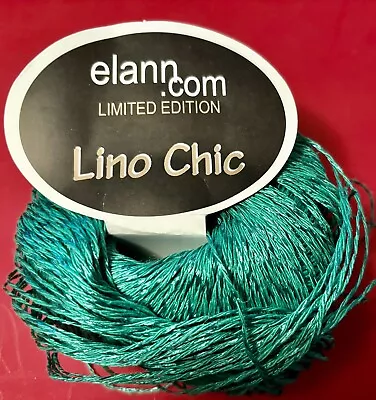 NEW  10 Balls Elann Collection 70% Linen 30% Viscose Yarn. Italy. 201 Yds • $50