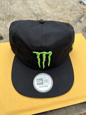 Monster Energy Hat 100% Authentic New Era Velcroback Athlete Issue • $50