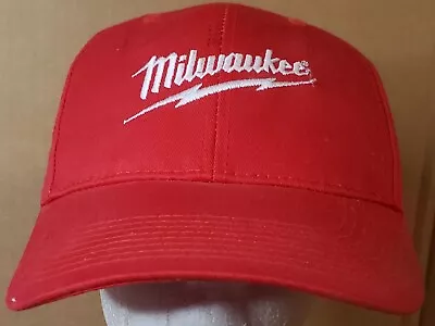 Milwaukee Tools Dad Hat Wild Baseball Cap Adjustable StrapBack OSFA Red Men’s • $12