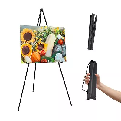 63 Inch Easel Stand For Display Floor Easel Tripod Poster Welcome Board Stand • $21.30