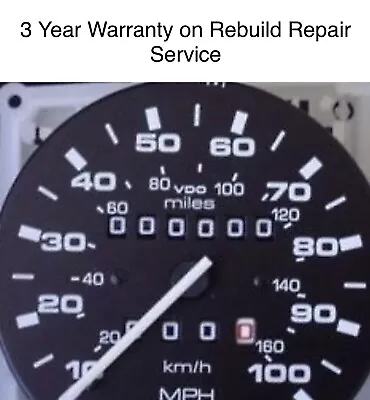 VW MK1 MK2 Rabbit Golf Vanagon Speedometer Rebuild Service & Odometer Repair • $245