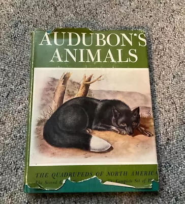 Vintage Audubon's Animas The Quadrupeds Of North America 1954 • $9.99