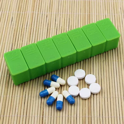 £2.39 • Buy Portable Dispenser 7Day Weekly Pill Box Daily Organiser Medicine Tablet Storage