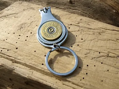 12 Gauge Shot Gun Key Ring With Nail Clipper/bottle Opener. Optional Crystal. • $27