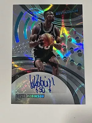 $89.95 • Buy 2020-21 Panini Revolution Infinite David Robinson Auto /25  #AG-DBR