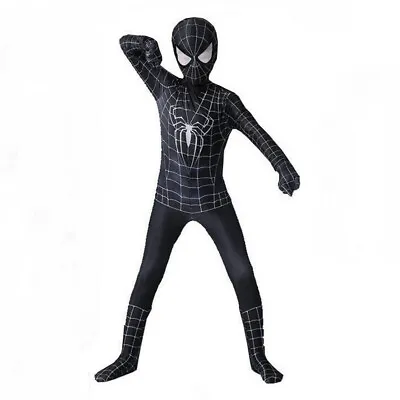 Classic Spiderman Tights Mens Kids Fancy Dress Cosplay Costume Outfit Party Suit • £8.32