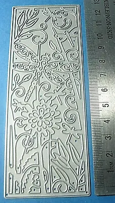 £4.49 • Buy Detailed Ornate Tattered Lace Dragonfly Panel Die (d696)