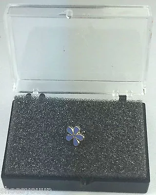 Masonic Flower Forget Me Not Enamel Lapel Pin Badge In Gift Box • $12.42