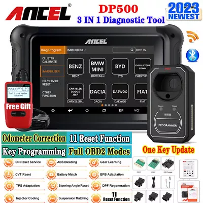 ANCEL DP500 Odometer Mileage Correction IMMO Key Programmer Tool Auto Diagnostic • $899