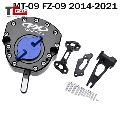 CNC Steering Stabilizer Damper Bracket For Yamaha MT-09 Street Rally FZ09 14-20 • $153.99