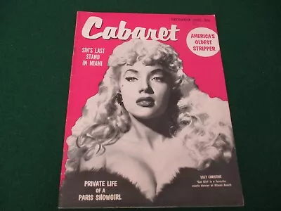 Cabaret Magazine December 1955 Lilly Christine • $15