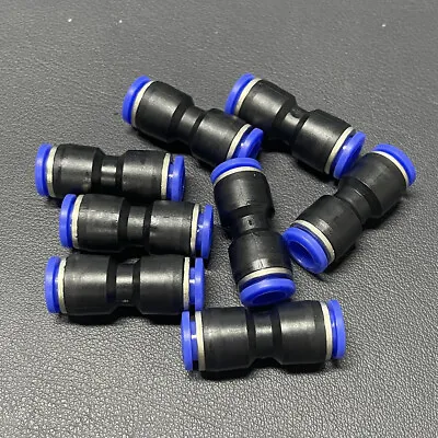 Nylon Pneumatic Straight Hose Tube Inline Push Fit Connector Air Line • $6.95