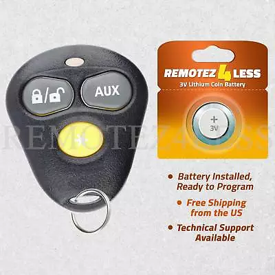 Remote For Dei Viper 3 Button Yellow Keyless Entry Car Key Fob EZSDEI474V • $17.95