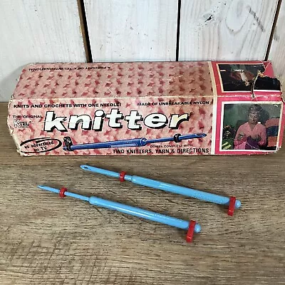 Vintage Original K-Tel Knitter Needles And Box • $25