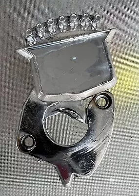 Vintage Cadillac Chrome Trunk Lock Flip Cover Emblem And Base OEM • $20