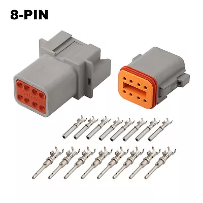 2/3/4/6/8/12Pin For Deutsch DT Series Automotive Multi Plug Waterproof Connector • £7.35